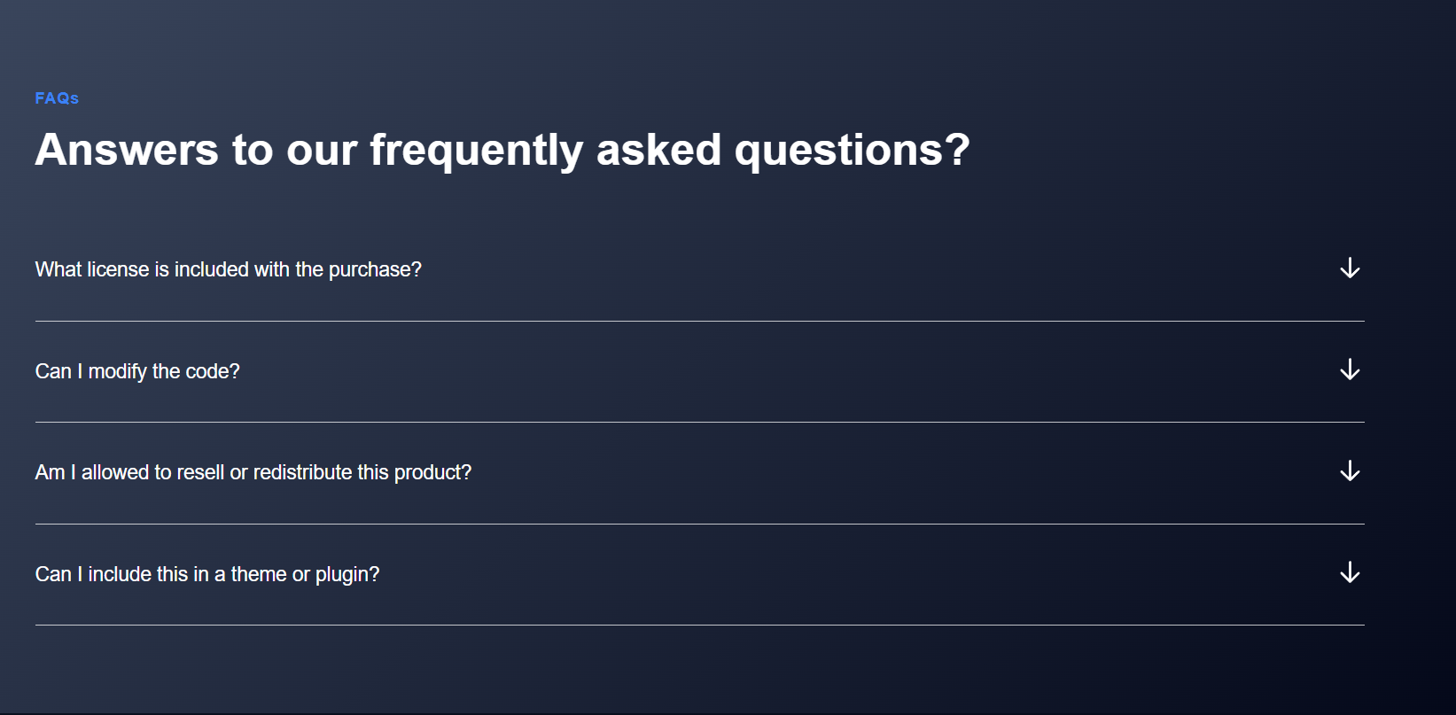 FAQ Accordion Component (HTML + CSS + JS) - Image 4