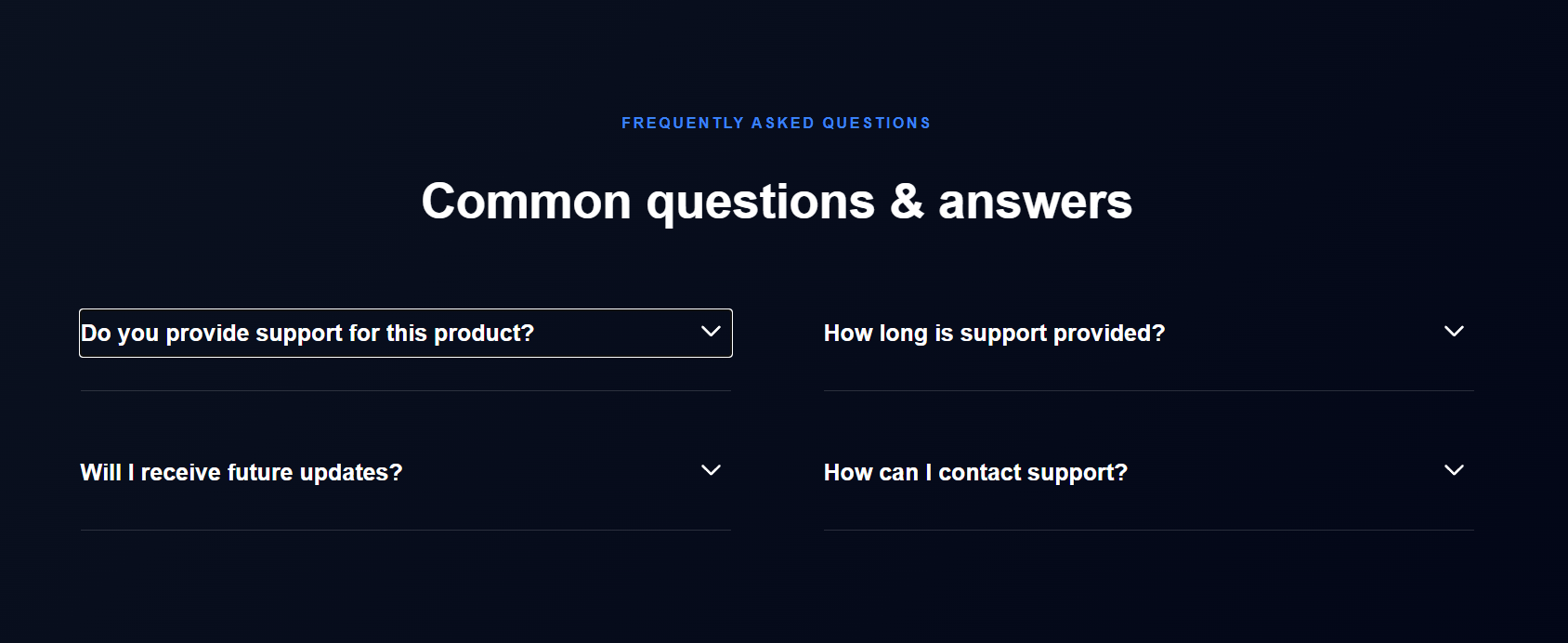 FAQ Accordion Component (HTML + CSS + JS) - Image 3